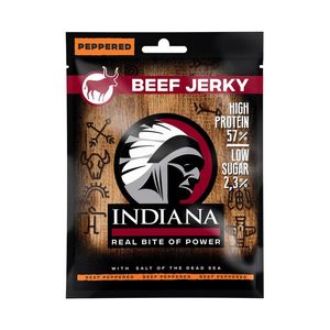 Snack din carne de vita afumata Jerky Beef Indiana Piper, 25 g