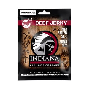 Snack din carne de vita afumata Jerky Beef Indiana Original, 25 g