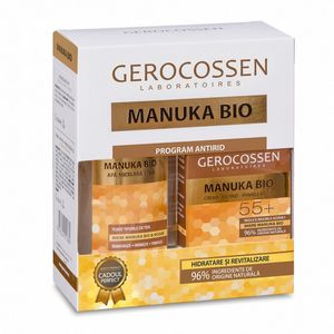 Set pentru cadou femei manuka bio 55+, Gerocossen, 350ml