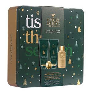 Set pentru cadou Tis the Season: Crema maini si unghii, 50 ml + Crema corp, 50 ml + Gel de dus, 50 ml + Bila de baie, 25 g