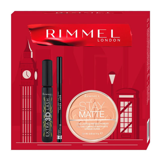 set-pentru-cadou-rimmel-london-mascara-extra-3d-lash-black-8-ml-pudra-stay-matte-transparent-15-g-creion-soft-kohl-negru