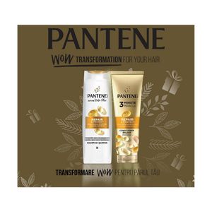 Set pentru cadou Pantene Pro-V Repair & Protect: Sampon, 400 ml + Balsam de par 3 Minute Miracles, 220 ml