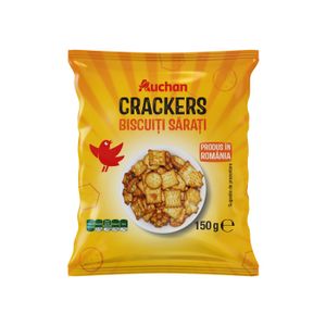 Crackers cu sare Auchan, 150g