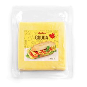 Branza Gouda Auchan, 250 g