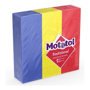 Servetele de masa Mototol Traditional, 3 straturi, 20 bucati