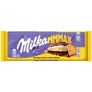 Ciocolata cu biscuit Milka Mmmax, 300 g