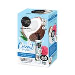 set-pentru-cadou-organic-shop-coconut-splash-gel-de-dus-280-ml--scrub-de-corp-100-ml-burete
