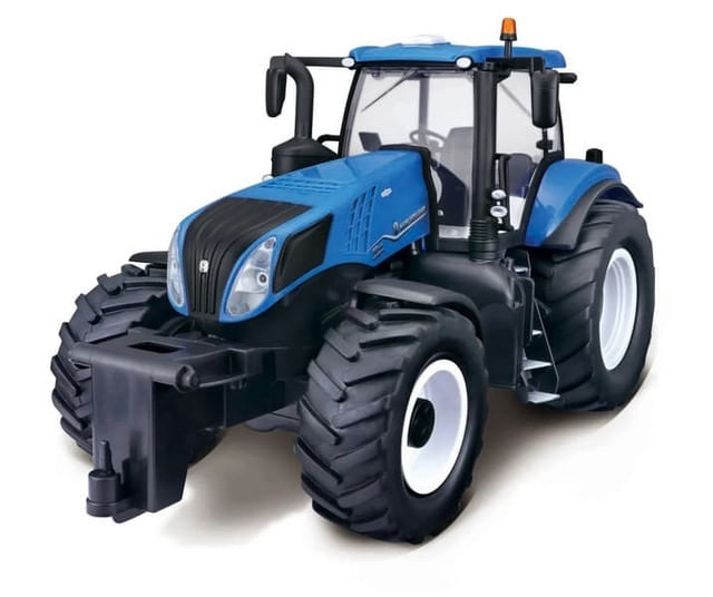 tractor-cu-telecomanda-maisto-tech-new-holland-t8-435-8-albastru-negru