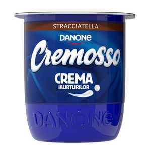 Iaurt cu stracciatella Danone Cremosso, 125 g