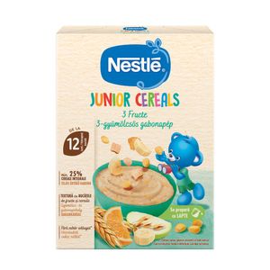 Cereale Nestle Junior 3 fructe, de la 12 luni, 200 g