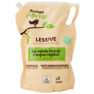 Detergent lichid de rufe aloe vera Auchan, 37 spalari, 2 l