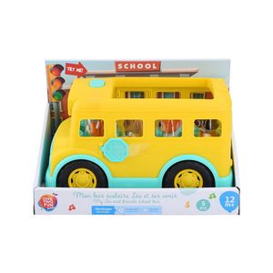 Autobuz scolar cu lumini si sunete One Two Fun, 5 piese