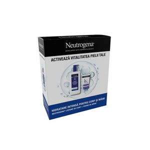 Set pentru cadou Neutrogena: Lotiune de corp intens hidratanta, 400 ml + Crema de maini, 50 ml