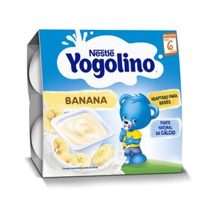 Gustare bebelusi cu banane Nestle Nestle Yogolino, de la 6 luni, 4 x 100 g