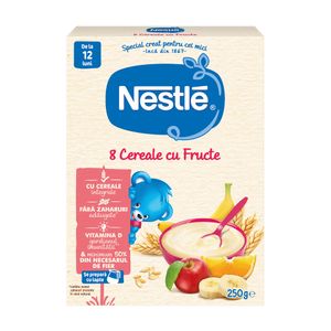 Cereale Nestle 8 Cereale cu fructe, de la 12 luni, 250 g