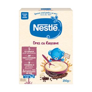 Cereale Nestle, orez cu roscove, de la 6 luni, 250 g