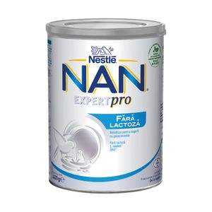 Formula de lapte Nestle NAN Expert Pro, fara lactoza, +0 luni, 400g