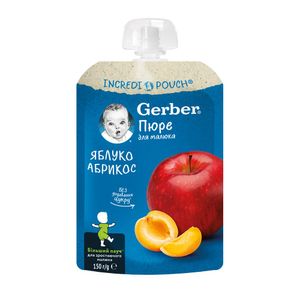 Piure natural de mar si caise Gerber, de la 6 luni, 150 g