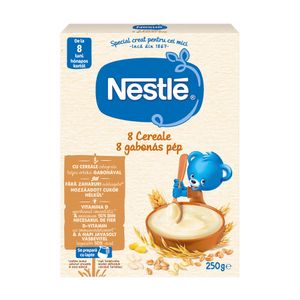 Cereale Nestle 8 Cereale, de la 8 luni, 250 g