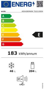 frigider-arctic-ad54280m40w-clasa-e-250-l-alb