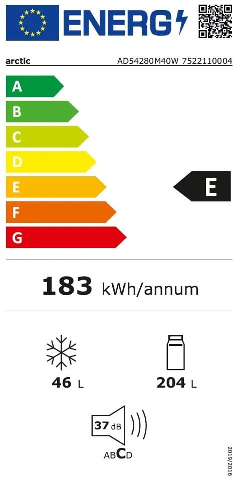 frigider-arctic-ad54280m40w-clasa-e-250-l-alb