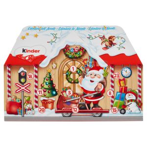 Pachet selectie de batoane si figurine de ciocolata Mix Kinder Advent calendar, 234 g