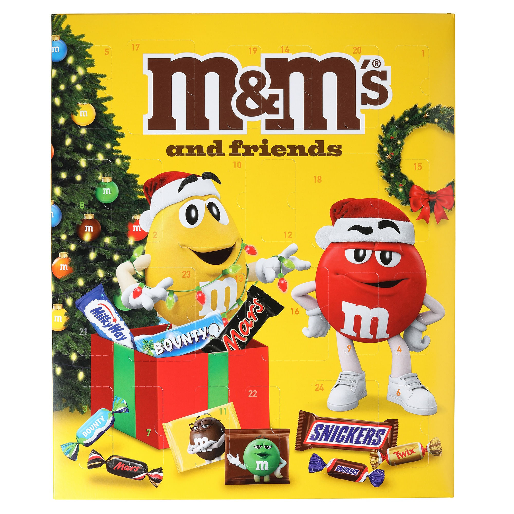 Calendar Advent M&M's Friends, 360 g | Pret avantajos - Auchan.ro