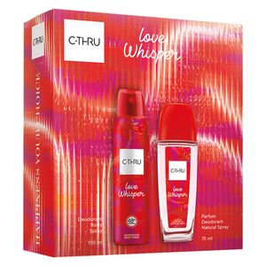 Set pentru cadou C-THRU LOVE WHISPER: Parfum pentru corp, 75 ml + Deodorant spray pentru corp, 150 ml