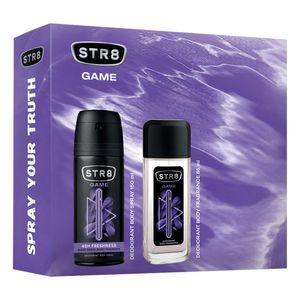 Set pentru cadou STR8 GAME: Parfum pentru corp, 85 ml + Deodorant spray pentru corp, 150 ml