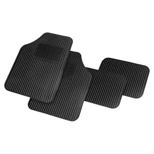 Set 4 covorase auto, PVC, negru