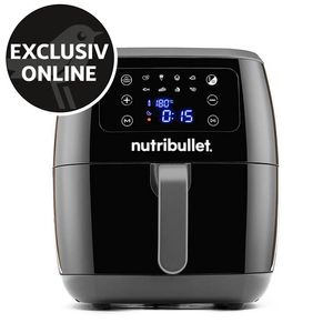 Friteuza cu aer cald Nutribullet NBA071B, 1800W, capacitate 7 l, ecran tactil, 8 programe, negru