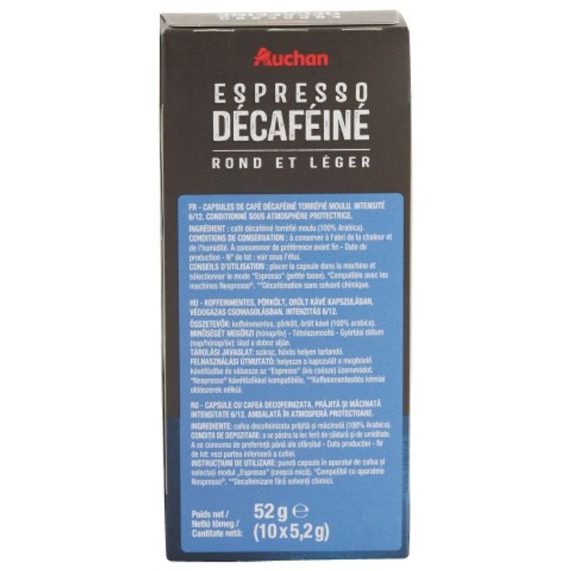 cafea-capsule-decafeinizata-auchan-nespresso-10-capsule