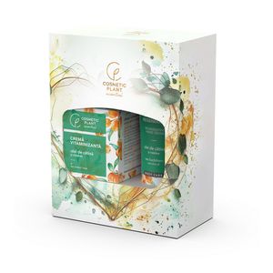 Set pentru cadou Cosmetic Plant Essential: Crema vitaminizanta ten, 50 ml si crema regeneranta maini, 100 ml