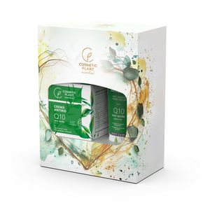 Set pentru cadou Essential - Crema antirid de zi Q10 & ceai verde 50ml + crema maini anti-ageing Q10 & ceai verde 100ml