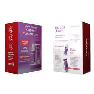 Set pentru cadou Doctor Fiterman Anti-Age Supreme Lift: Ser remodelant, 30 ml + Crema de noapte, 50 ml