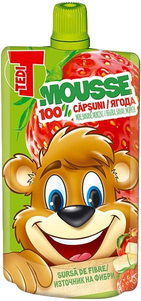 mousse-de-fructe-tedi-cu-aroma-de-capsuni-100-g