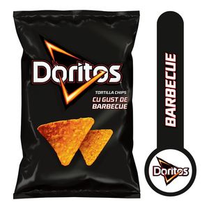 Tortilla chips cu gust de barbecue Doritos, 90 g