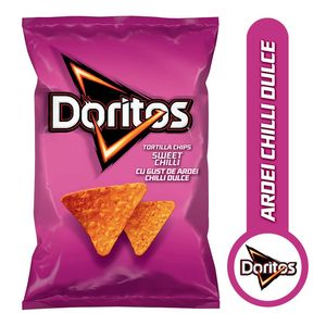 Tortilla chips cu gust de ardei chilli dulce Doritos, 90 g