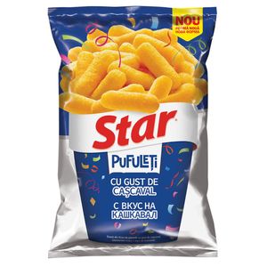 Pufuleti cu aroma de cascaval Star, 80 g