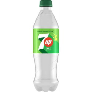 Bautura racoritoare carbogazoasa 7 Up cu lamaie si lime, zero zahar, 0.5 l