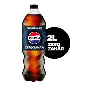 Bautura carbogazoasa Pepsi Zero Zahar, PET, 2 l