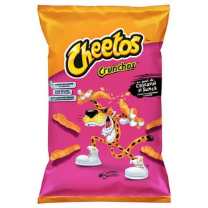 Pufuleti cu gust de cascaval si sunca Cheetos Crunchos, 60 g