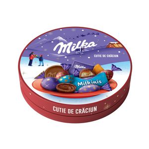 Mix bomboane de Craciun Milka, cutie, 195 g