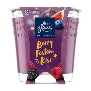 Lumanare cu pahar Glade Candela Berry Festive Kiss, 112 g