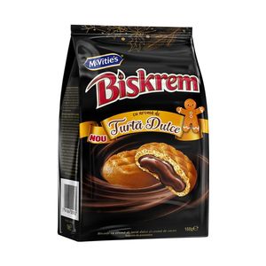 Biscuiti Biskrem cu aroma de turta dulce, 160 g