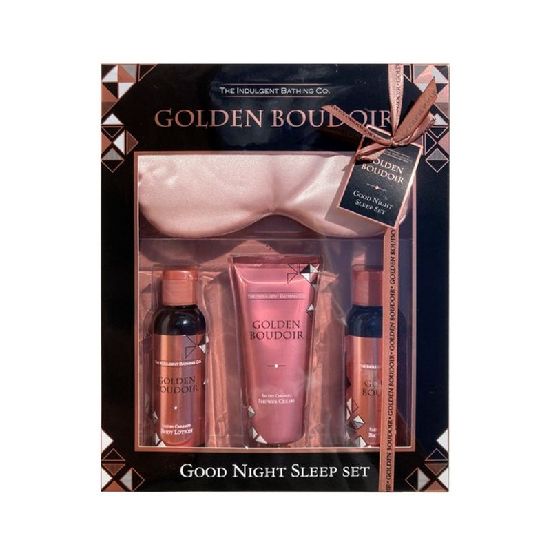 set-pentru-cadou-golden-boudoir-good-night-sleep-set-lotiune-de-corp-100-ml-crema-de-dus-100-ml-spuma-de-baie-100-ml-masca-de-dormit