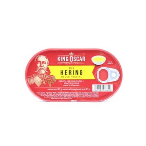 File de hering in ulei vegetal King Oscar, 160 g