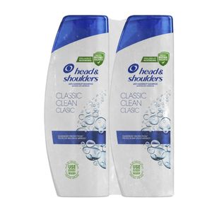 Pachet sampon antimatreata Head & Shoulders Classic Clean, 2 x 400 ml