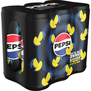 Bautura carbogazoasa Pepsi Twist Zero Zahar, doza, 6 x 0.33 l