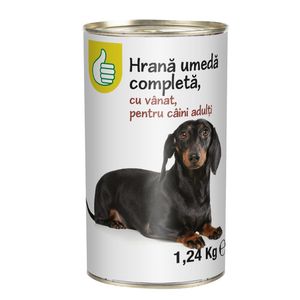 Hrana umeda la conserva pentru caini adulti Pouce, vanat, 1.24 kg